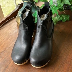 No. 6 Moto Clog Boots size 6